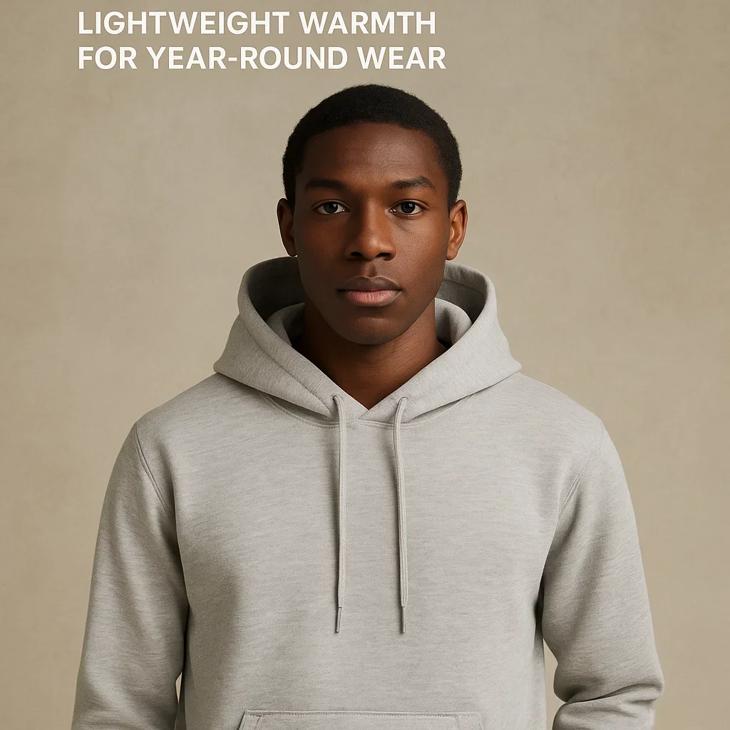 Essential Hoodie: Lightweight Warmth for Year-Round Wear