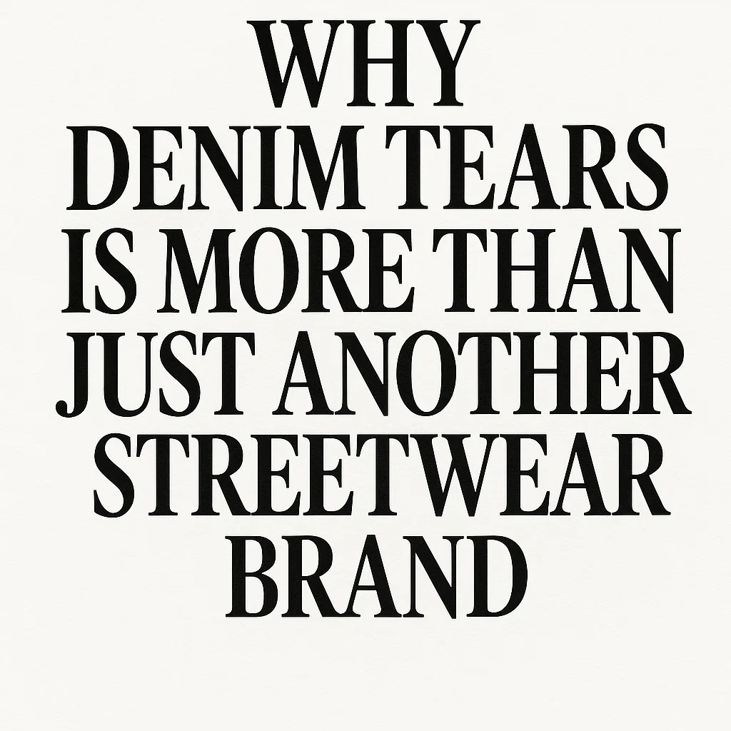 Why Denim Tears Is More Than Just Another Streetwear Brand