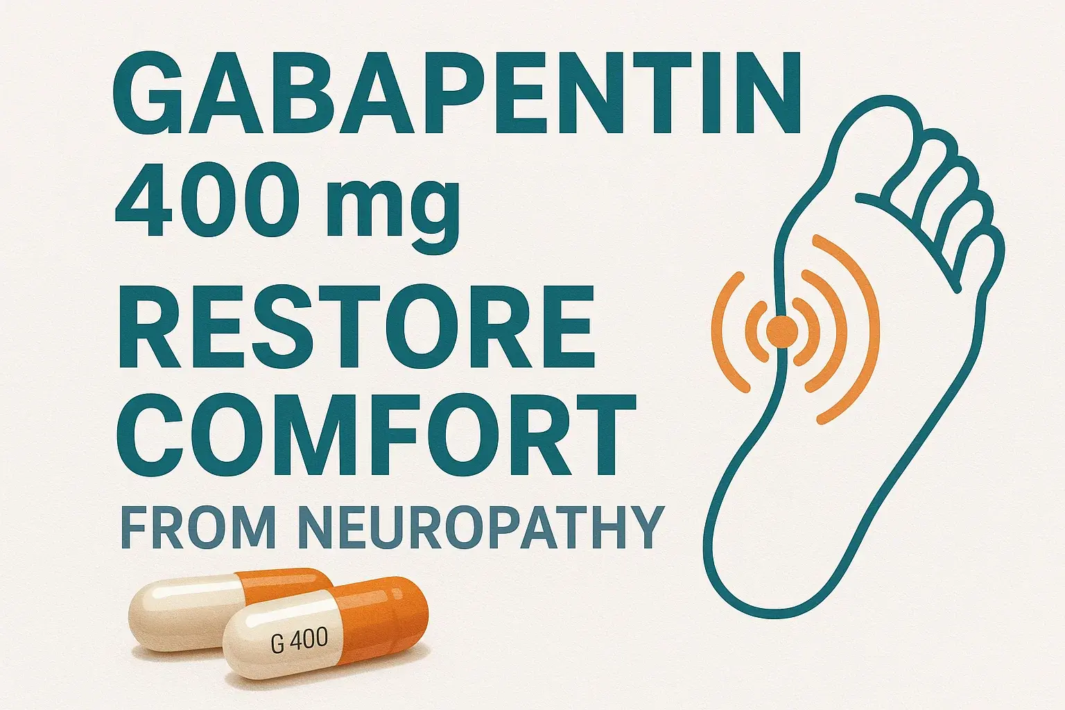 Gabapentin 400mg – Restore Comfort from Neuropathy