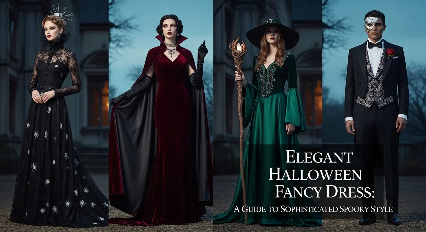 Elegant Halloween Fancy Dress: A Guide to Sophisticated Spooky Style