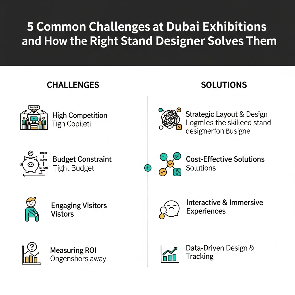 Exhibition Stand Designer Dubai: Solve Top 5 Challenges