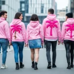 Why People Wear pink palm puff hoodie For Trendy Look
